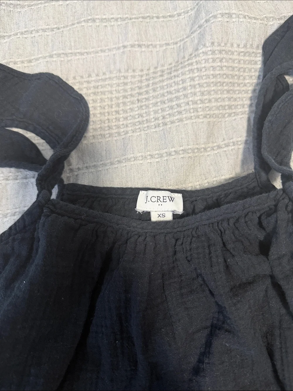 Women’s Black Tiered Cotton Dress